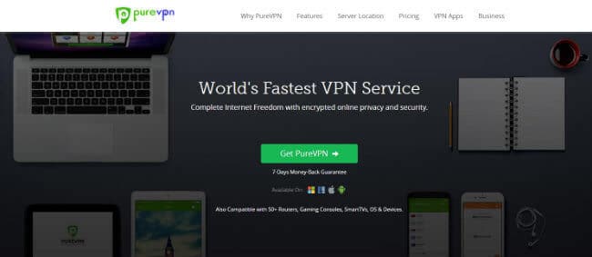accueil purevpn